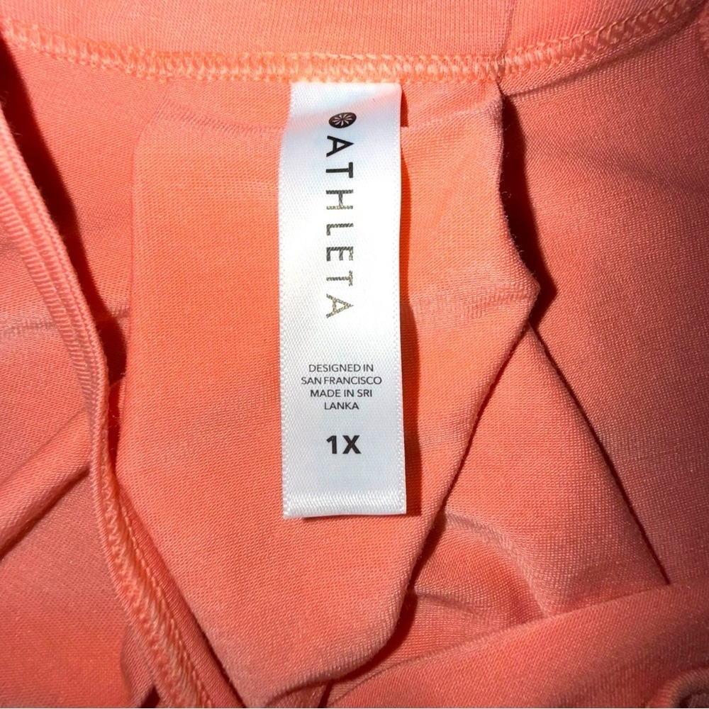 NWT ATHLETA Yin Tank - Island Coral Plus 1X - Picture 7 of 10